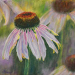 Coneflower painting