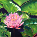 Painting of a lily