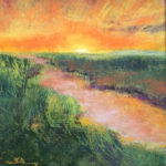 Marsh Landscape Painting