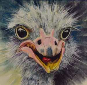 Ostrich Chic Painting