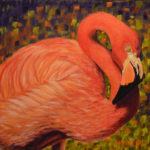 Pink Flamingo Painting