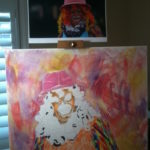 Painting a Clown in Pastel