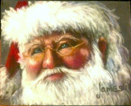 Santa Painting