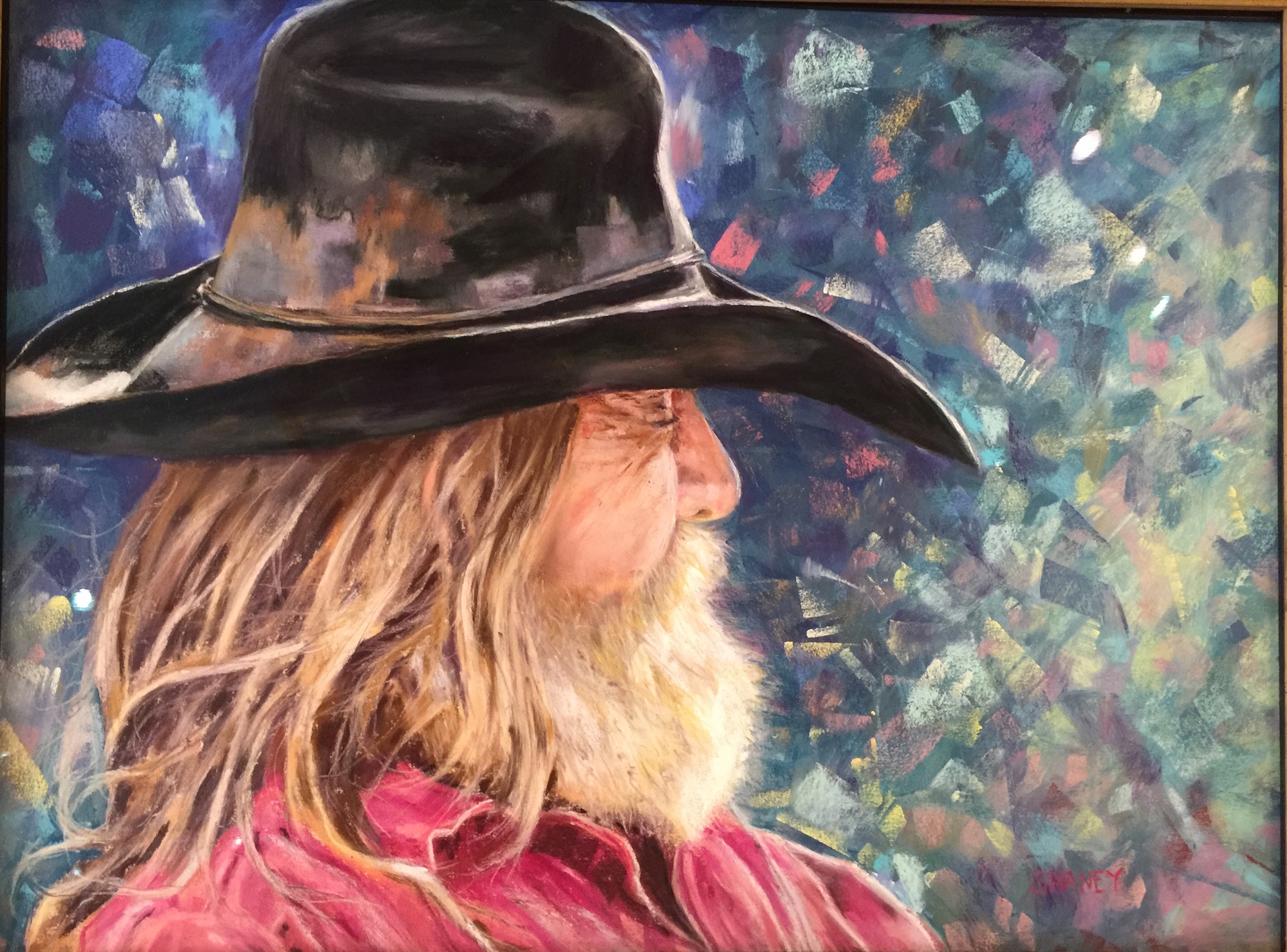 Texas Cowboy painting
