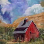 Red shed artwork